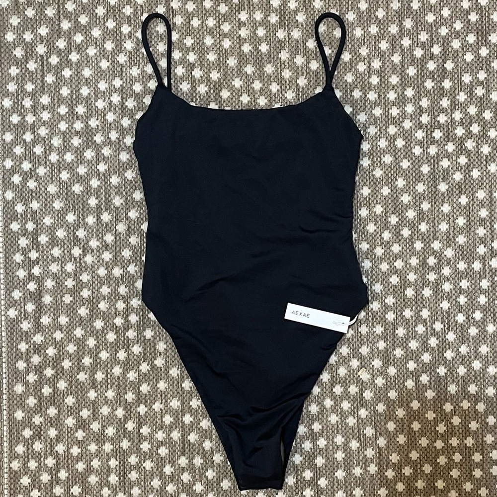 Brand New Aexae Black One Piece Swimsuit